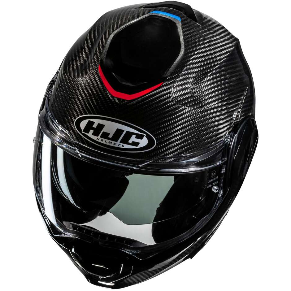 Casco Moto Modulare P/J Hjc F100 CARBON STAN MC21
