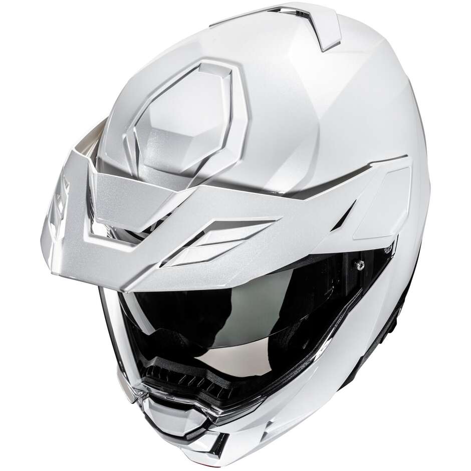 Casco Moto Modulare P/J Hjc i80 Perla Bianco