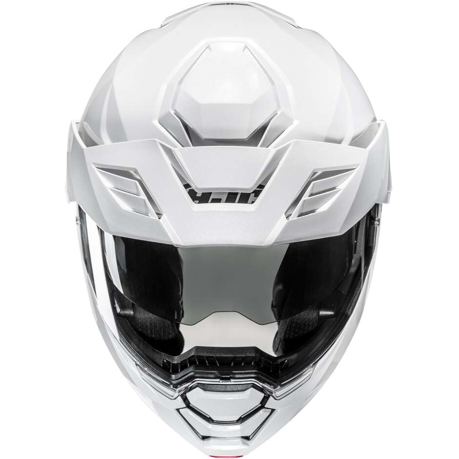 Casco Moto Modulare P/J Hjc i80 Perla Bianco