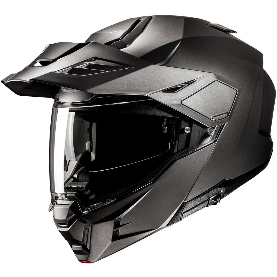 Casco Moto Modulare P/J Hjc i80 Semi Flat Titanio