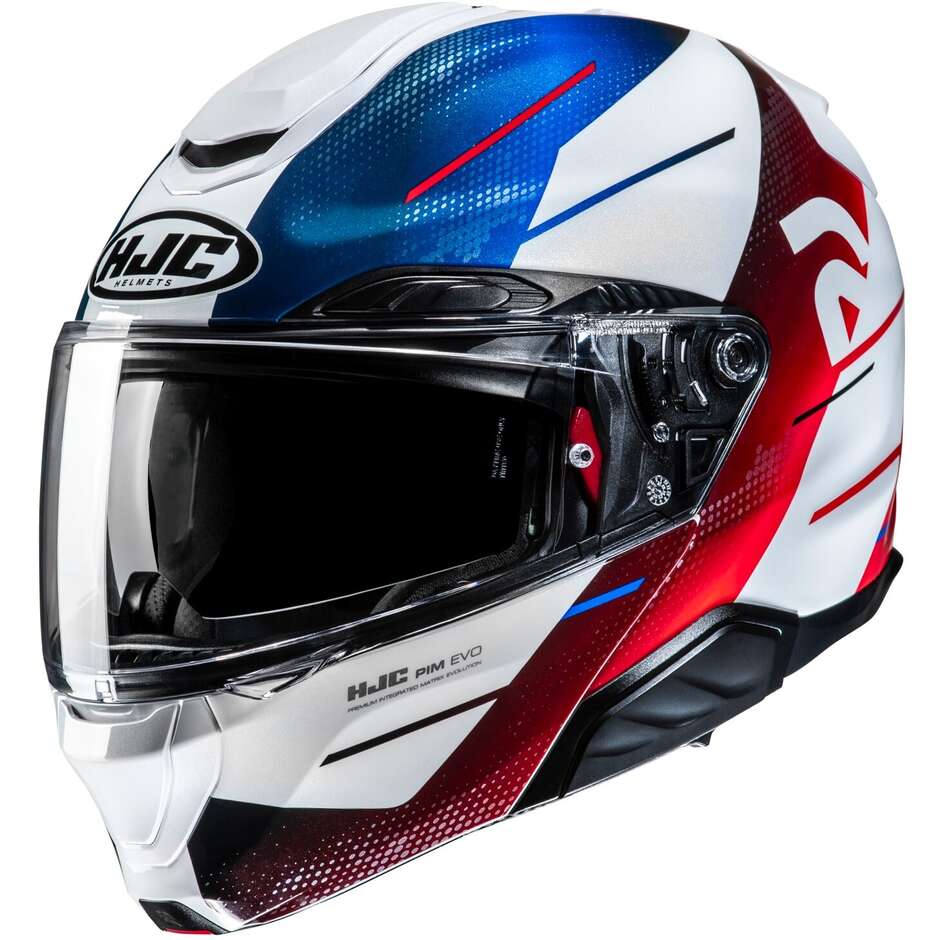 Casco Moto Modulare P/J In Fibra Hjc RPHA91 BLAT MC21
