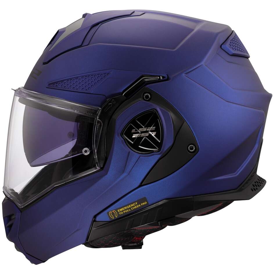Casco Moto Modulare P/J in HPFC LS2 FF901 ADVANT X SOLID Navy Blue