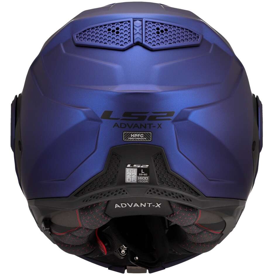 Casco Moto Modulare P/J in HPFC LS2 FF901 ADVANT X SOLID Navy Blue