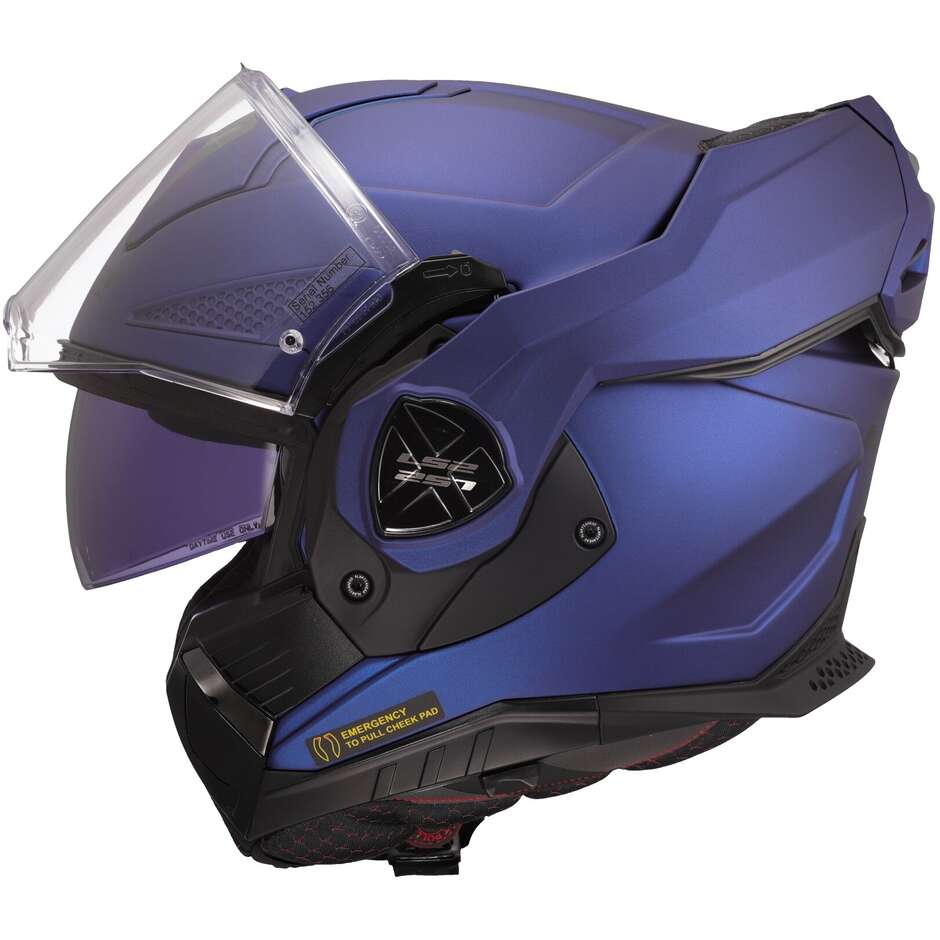 Casco Moto Modulare P/J in HPFC LS2 FF901 ADVANT X SOLID Navy Blue