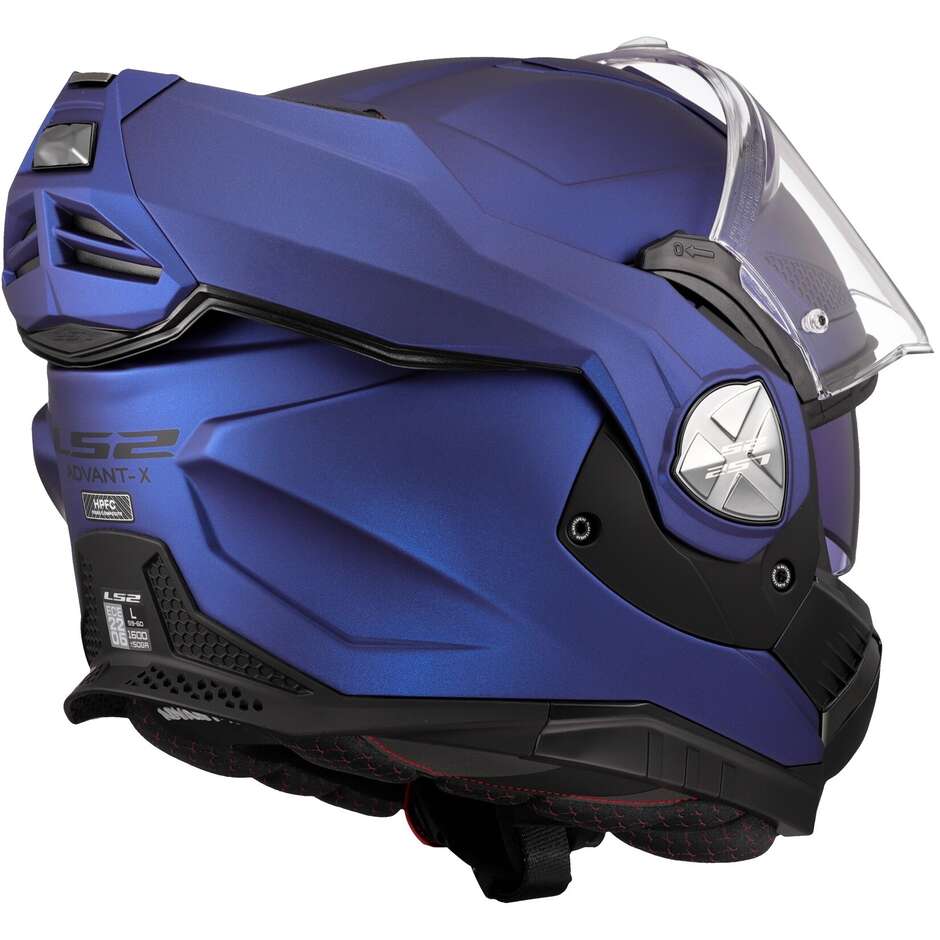 Casco Moto Modulare P/J in HPFC LS2 FF901 ADVANT X SOLID Navy Blue