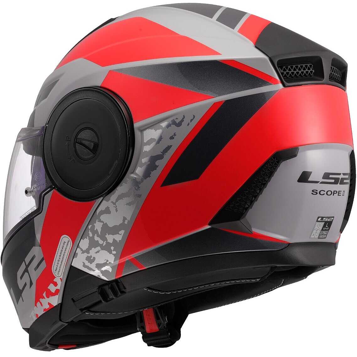 FF902 Casco Scope II Oxyd LS2 moto : , casco modulare de moto