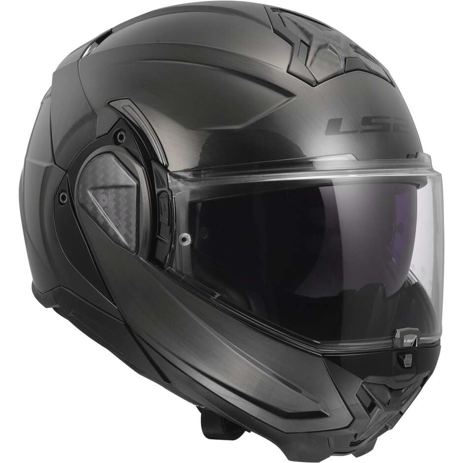 Casco Moto Modulare P/J LS2 FF910 ADVANT II Jeans Titanio