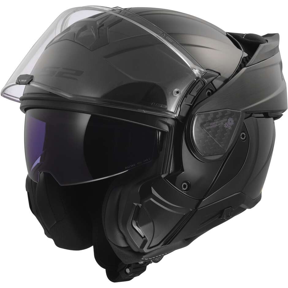 Casco Moto Modulare P/J LS2 FF910 ADVANT II Jeans Titanio