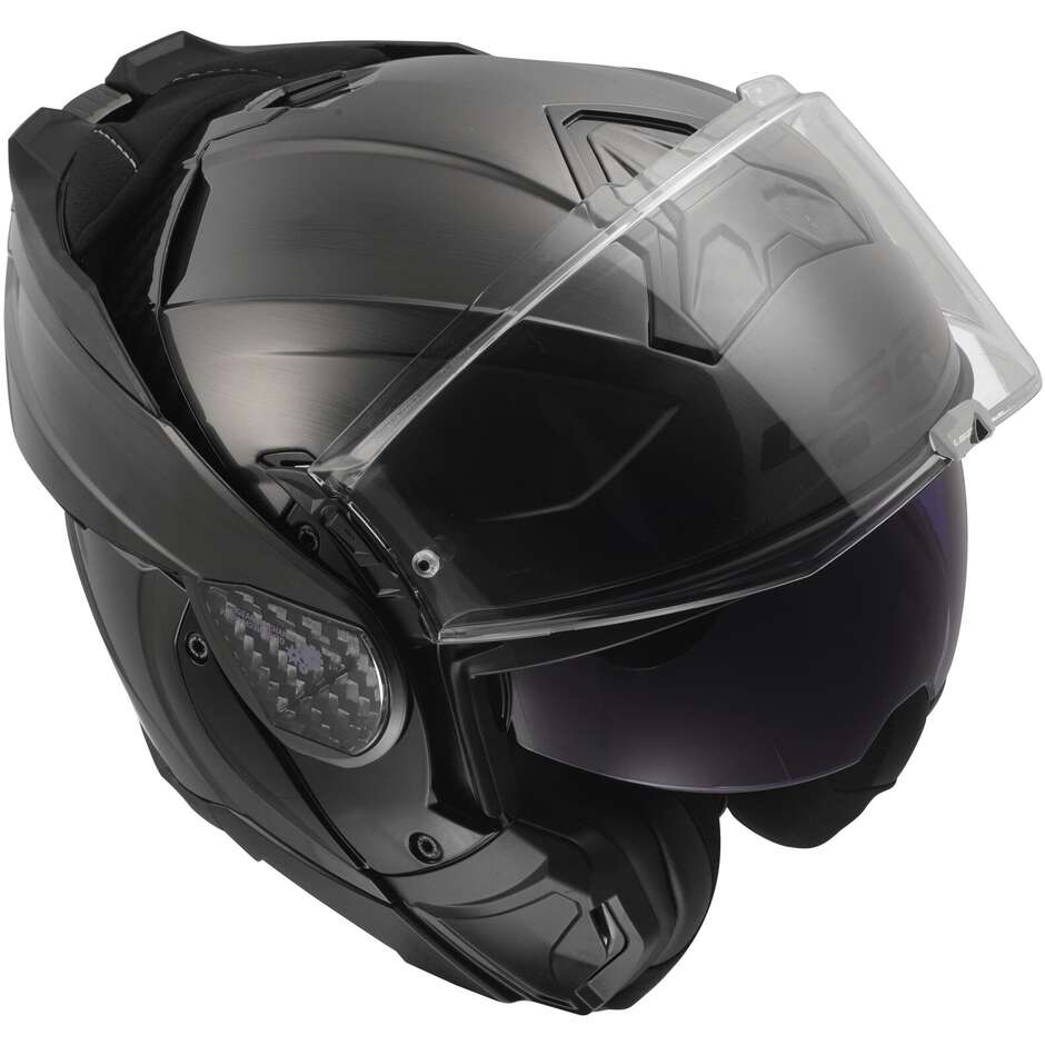 Casco Moto Modulare P/J LS2 FF910 ADVANT II Jeans Titanio