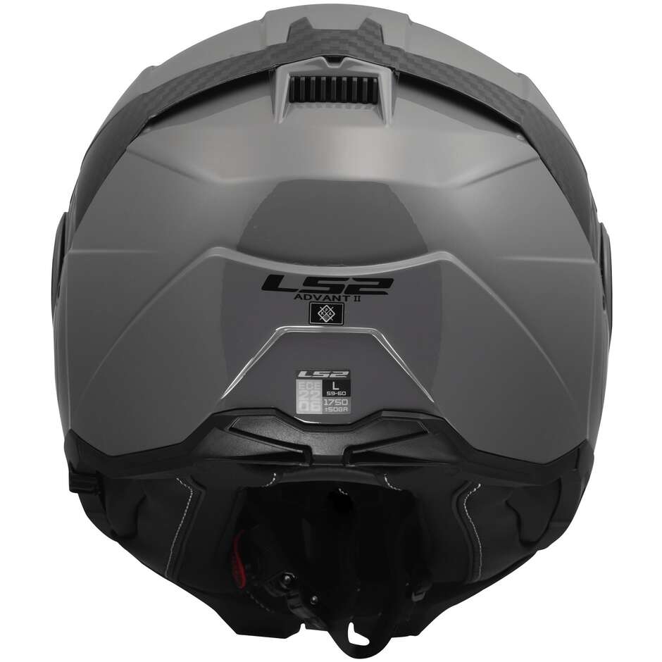 Casco Moto Modulare P/J LS2 FF910 ADVANT II SOLID Nardo Grigio