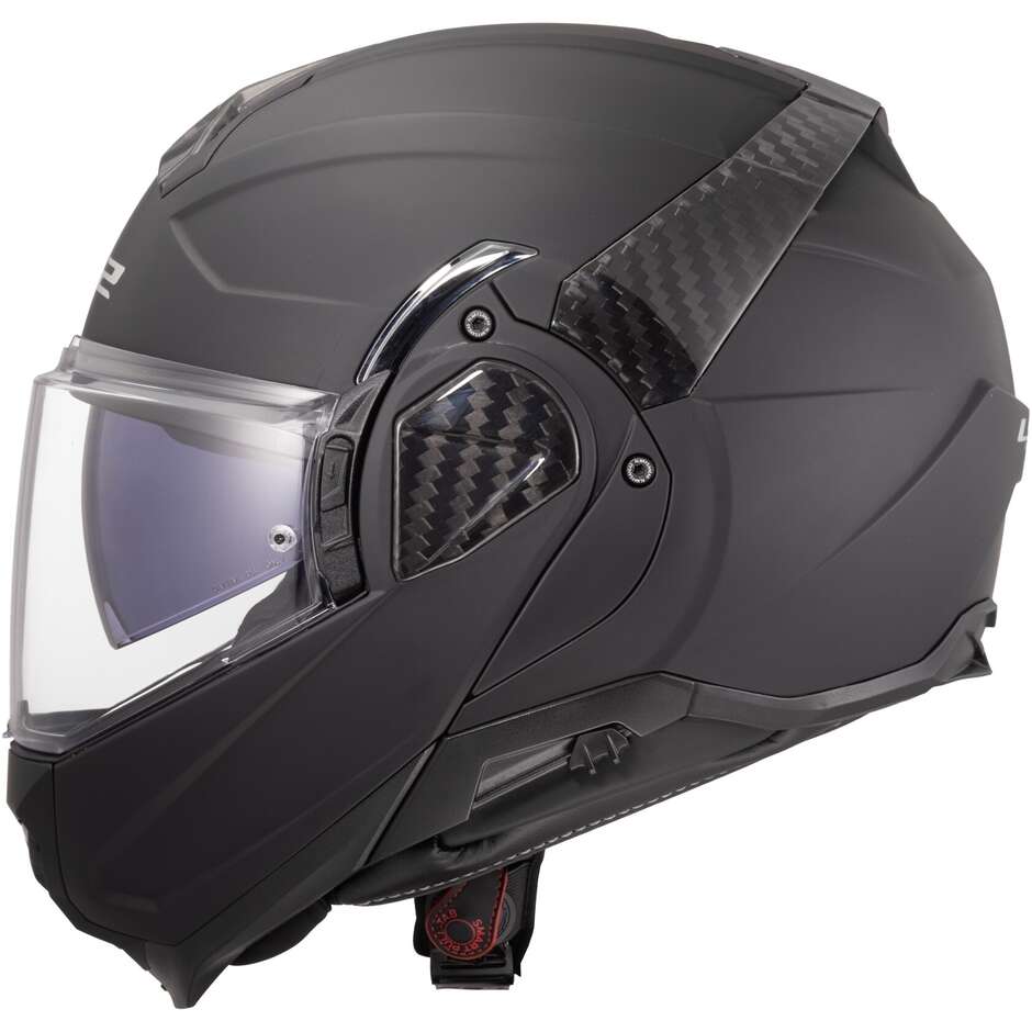 Casco Moto Modulare P/J LS2 FF910 ADVANT II SOLID Nero Opaco
