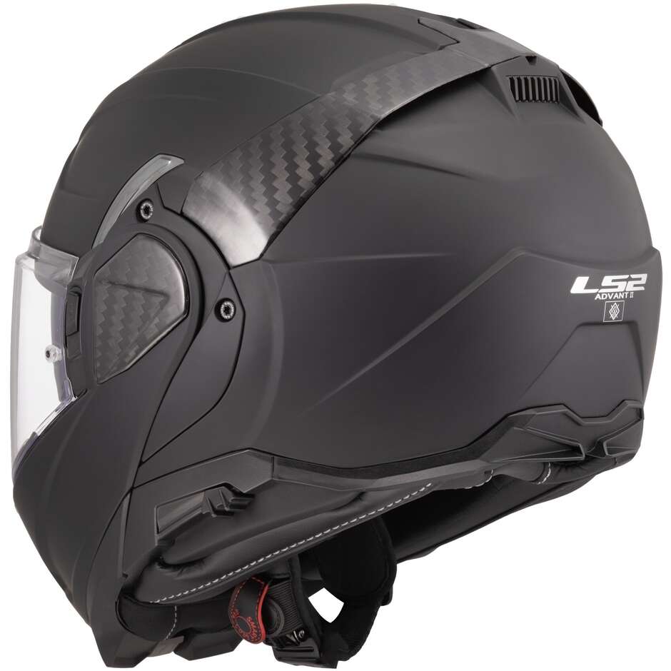 Casco Moto Modulare P/J LS2 FF910 ADVANT II SOLID Nero Opaco