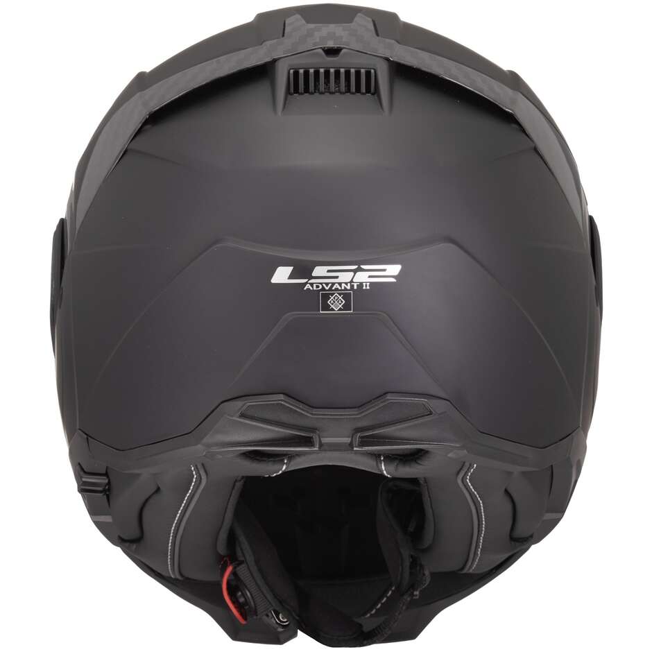 Casco Moto Modulare P/J LS2 FF910 ADVANT II SOLID Nero Opaco