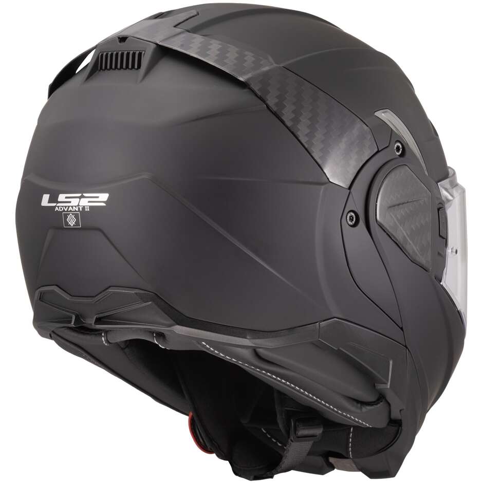 Casco Moto Modulare P/J LS2 FF910 ADVANT II SOLID Nero Opaco