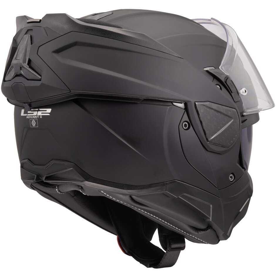 Casco Moto Modulare P/J LS2 FF910 ADVANT II SOLID Nero Opaco