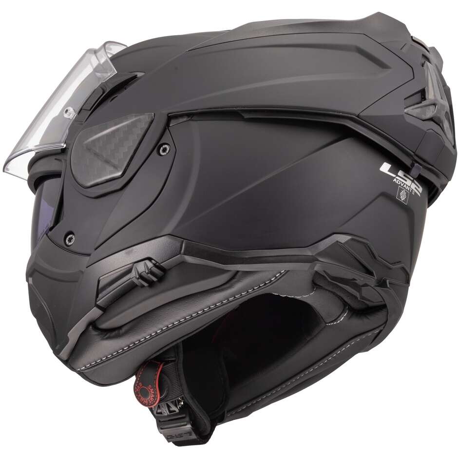 Casco Moto Modulare P/J LS2 FF910 ADVANT II SOLID Nero Opaco