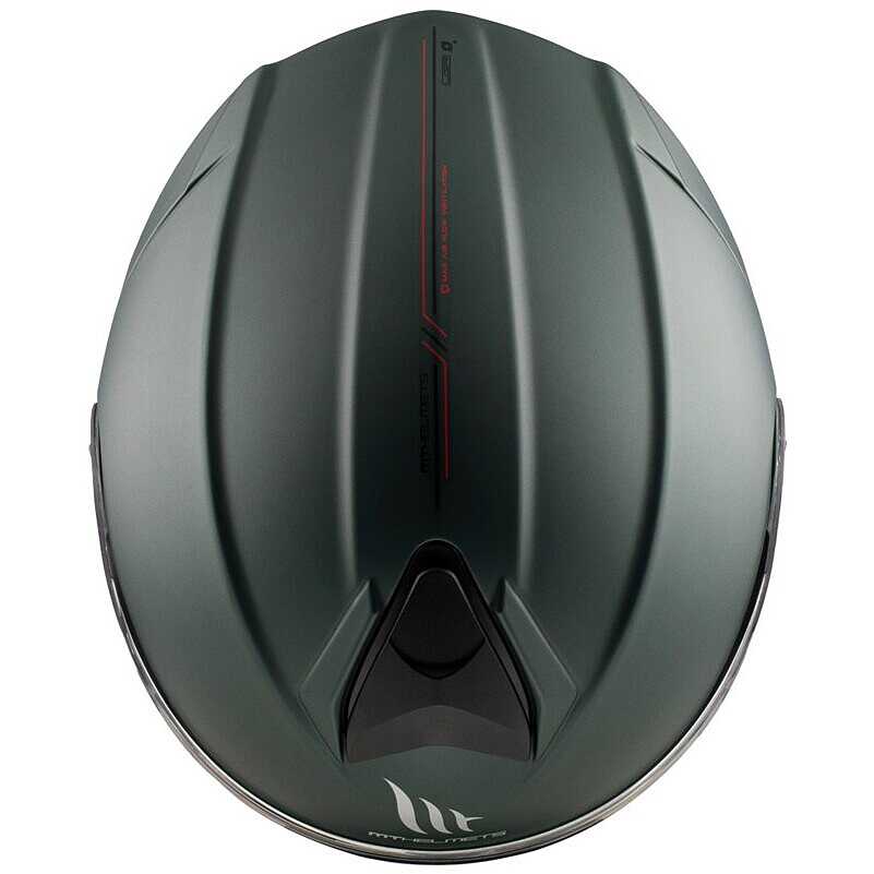 Casque MT Helmets Genesis SV Solid A1 Noir Mat - Moto Expert