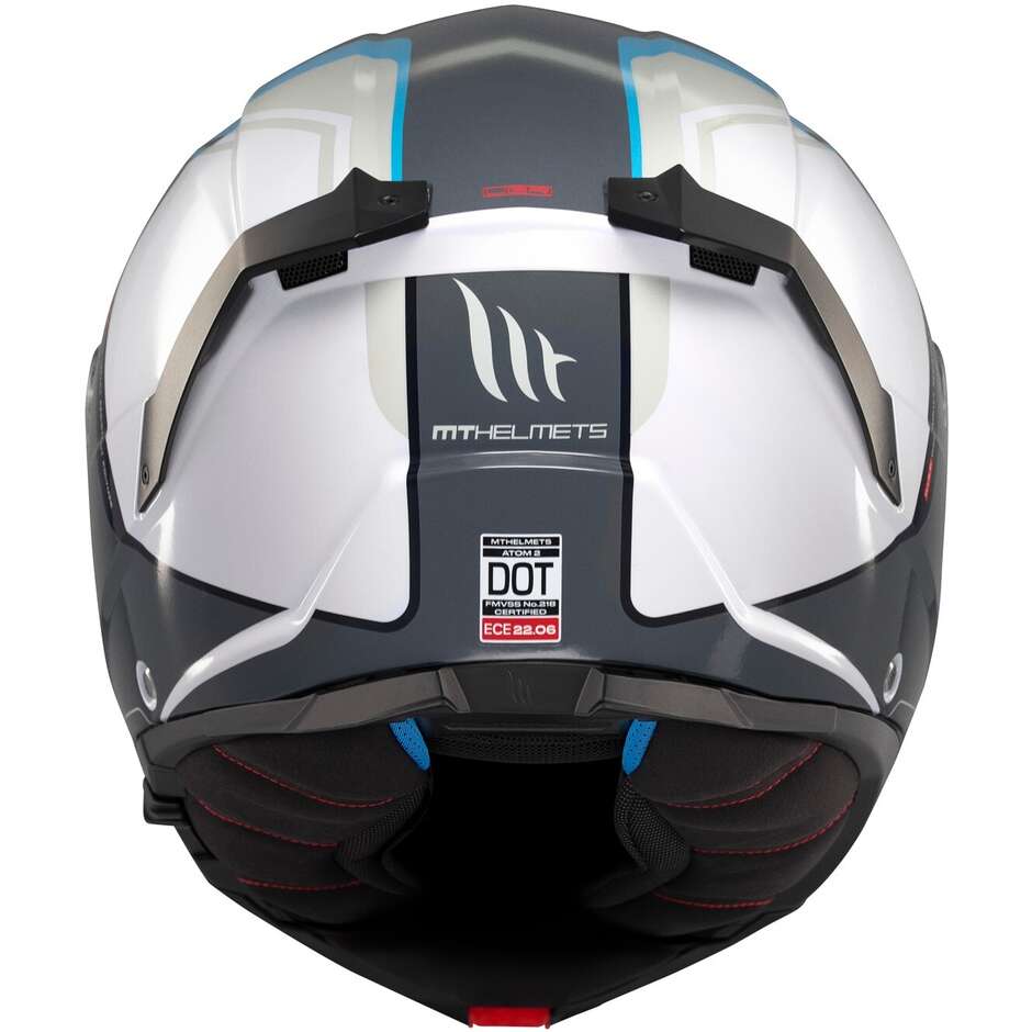 Casco Moto Modulare P/J Mt Helmets ATOM 2 SV EMALLA C17 Opaco