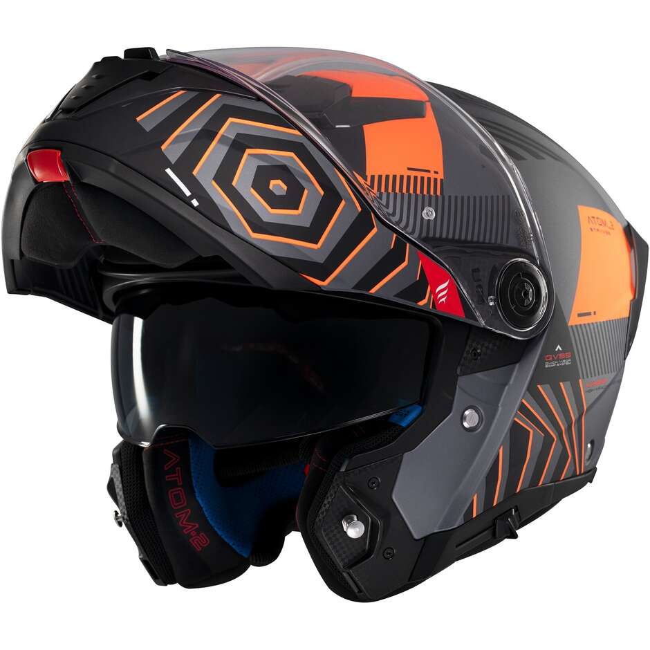 Casco Moto Modulare P/J ATOM 2 SV STRANGE C4 Opac taglia S