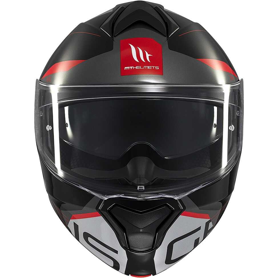Casco Modular MT Helmet Genesis Sv Atempo B3 - Negro/Amarillo
