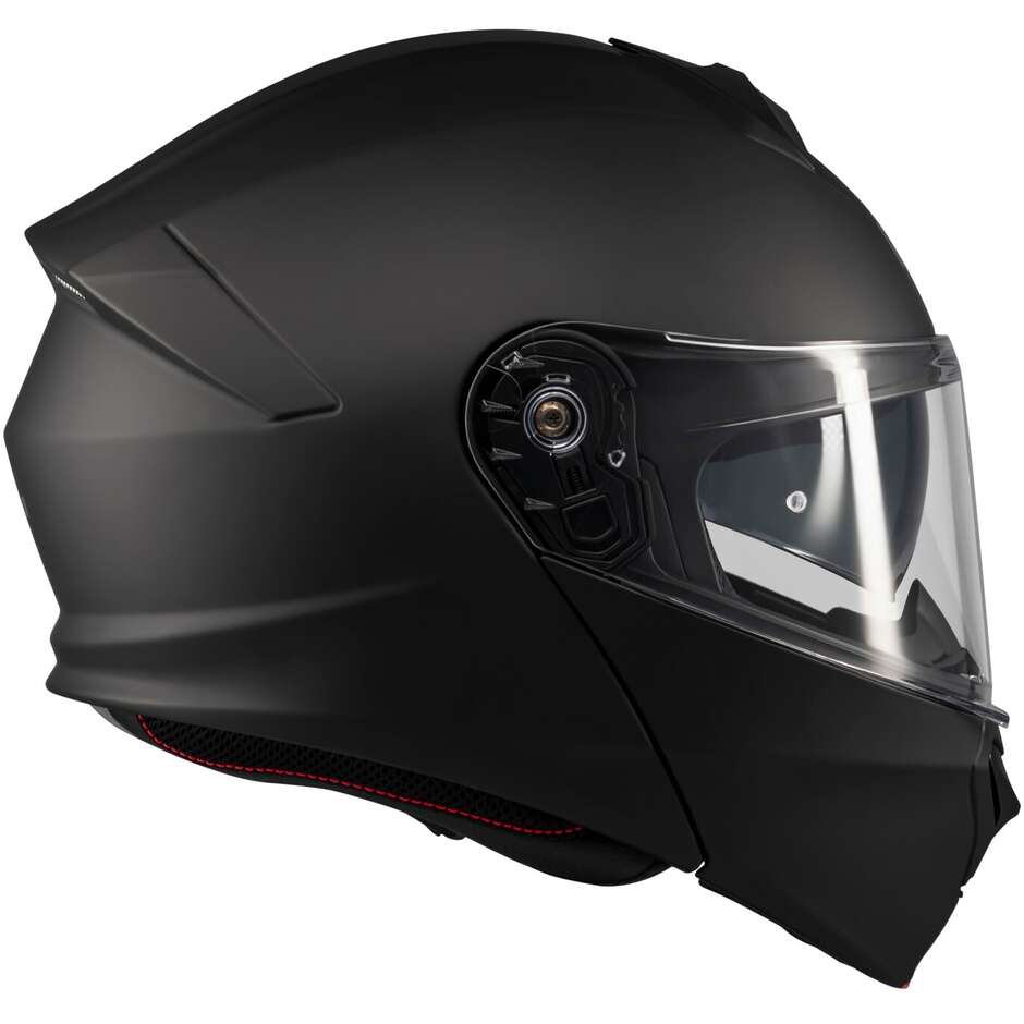 Casco Moto Modulare P/J Mt Helmets GENESIS SV PURE A1 Nero Opaco