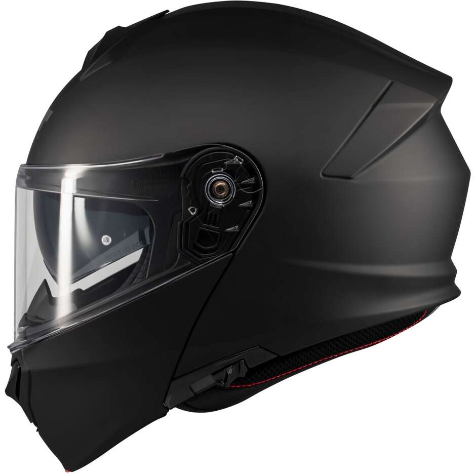 Casco Moto Modulare P/J Mt Helmets GENESIS SV PURE A1 Nero Opaco