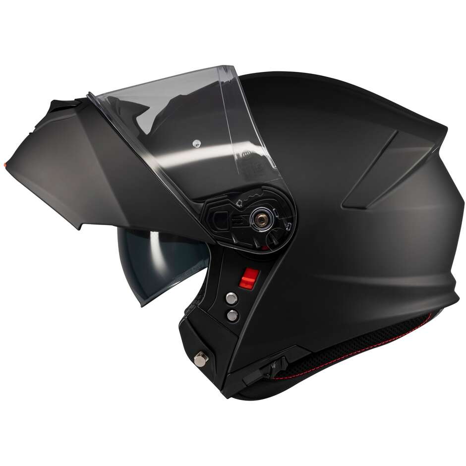 Casco Moto Modulare P/J Mt Helmets GENESIS SV PURE A1 Nero Opaco