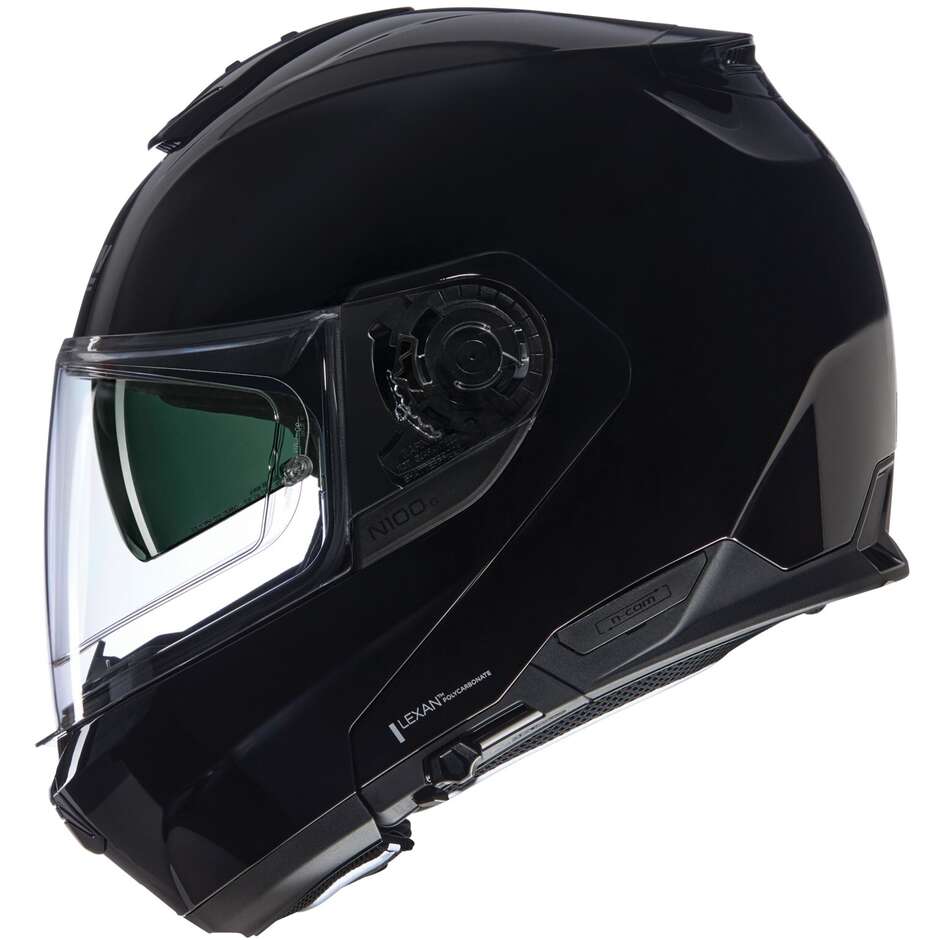 Casco Moto Modulare P/J N100-6 CLASSICO 301 Nero Lucid taglia S