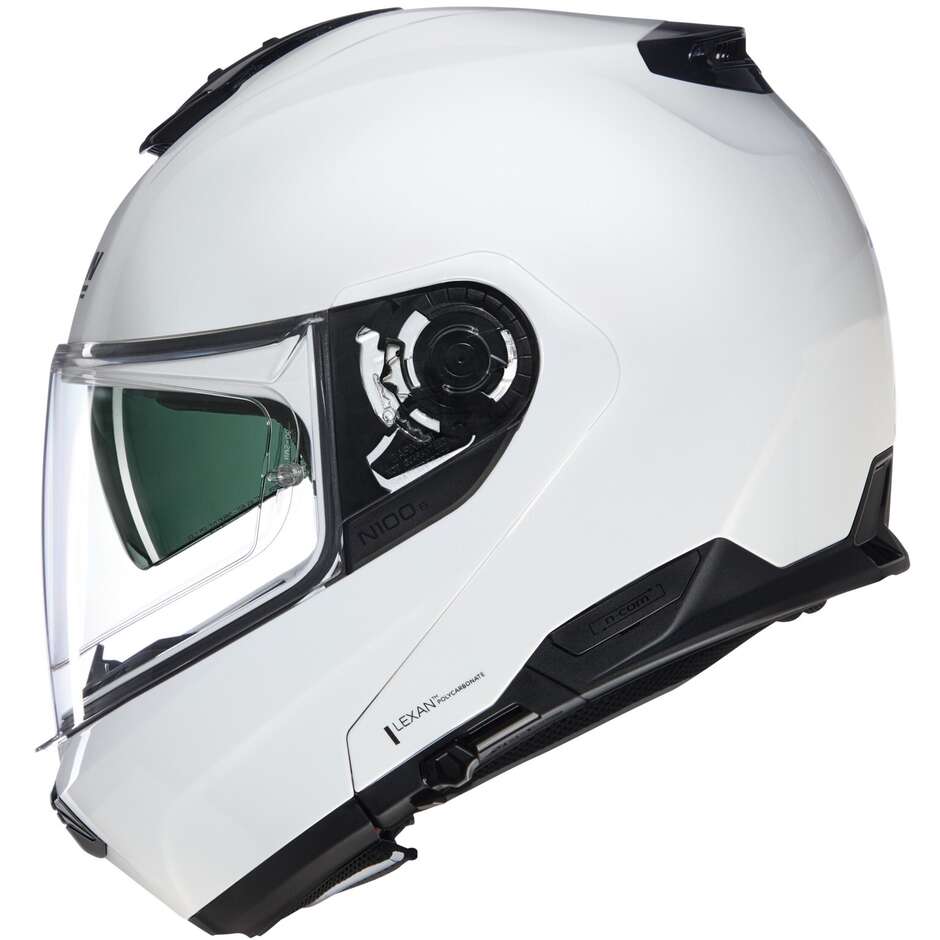 Casco Moto Modulare P/J N100-6 CLASSICO 305 Bianco Met taglia XL
