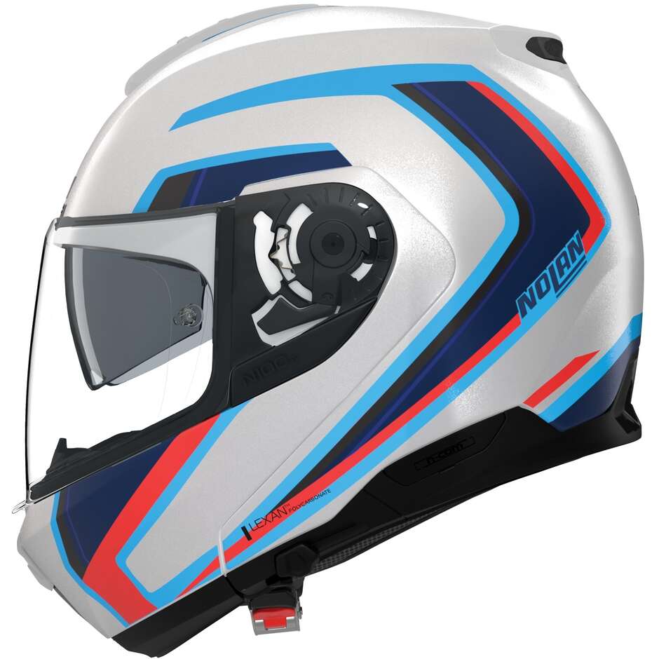 Casco Moto Modulare P/J N100-6 RADIANTE 358 Bianco Arg taglia L
