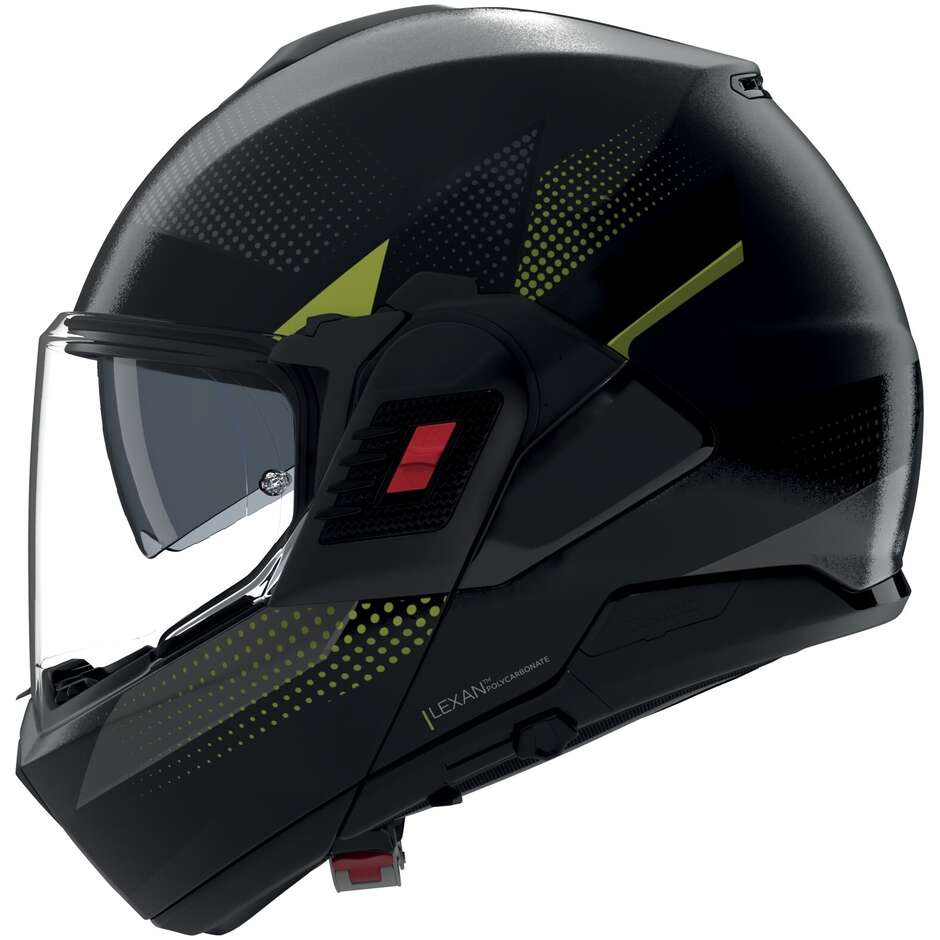 Casco Moto Modulare P/J N120-1 CICLONE 362 Grigio Nero taglia M