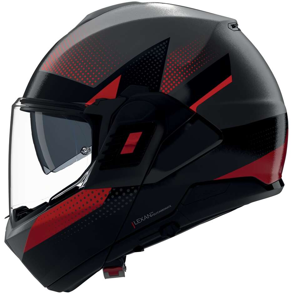 Casco Moto Modulare P/J N120-1 CICLONE 364 Grigio Nero taglia 3X
