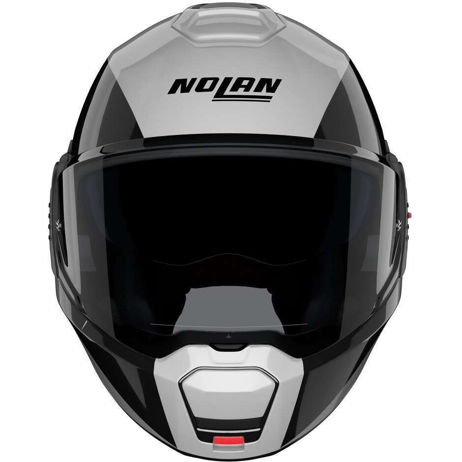 Casco Moto Modulare P/J Nolan N120-1 VERNICIATURA SPECIALE 355 Grigo Nero Lucido