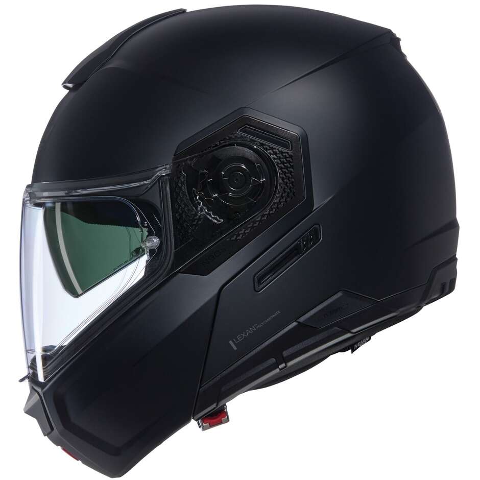 Casco Moto Modulare P/J Nolan N90-3 06 CLASSICO 302 Nero Opaco