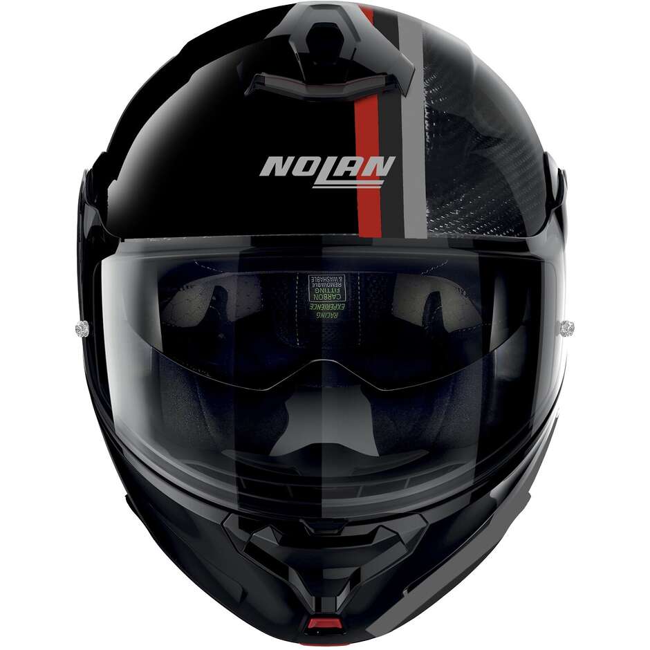 Casco Moto Modulare P/J Nolan X-1005 ULTRA GEMINI 350 Nero Rosso Blu