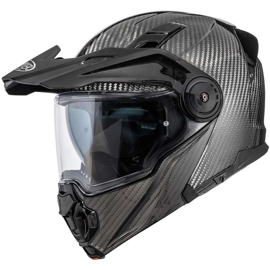 Casco Moto Modulare P/J LAND CRUISER CARBON Lucido taglia S