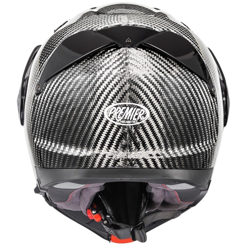 Casco Moto Modulare P/J Premier LAND CRUISER CARBON Lucido