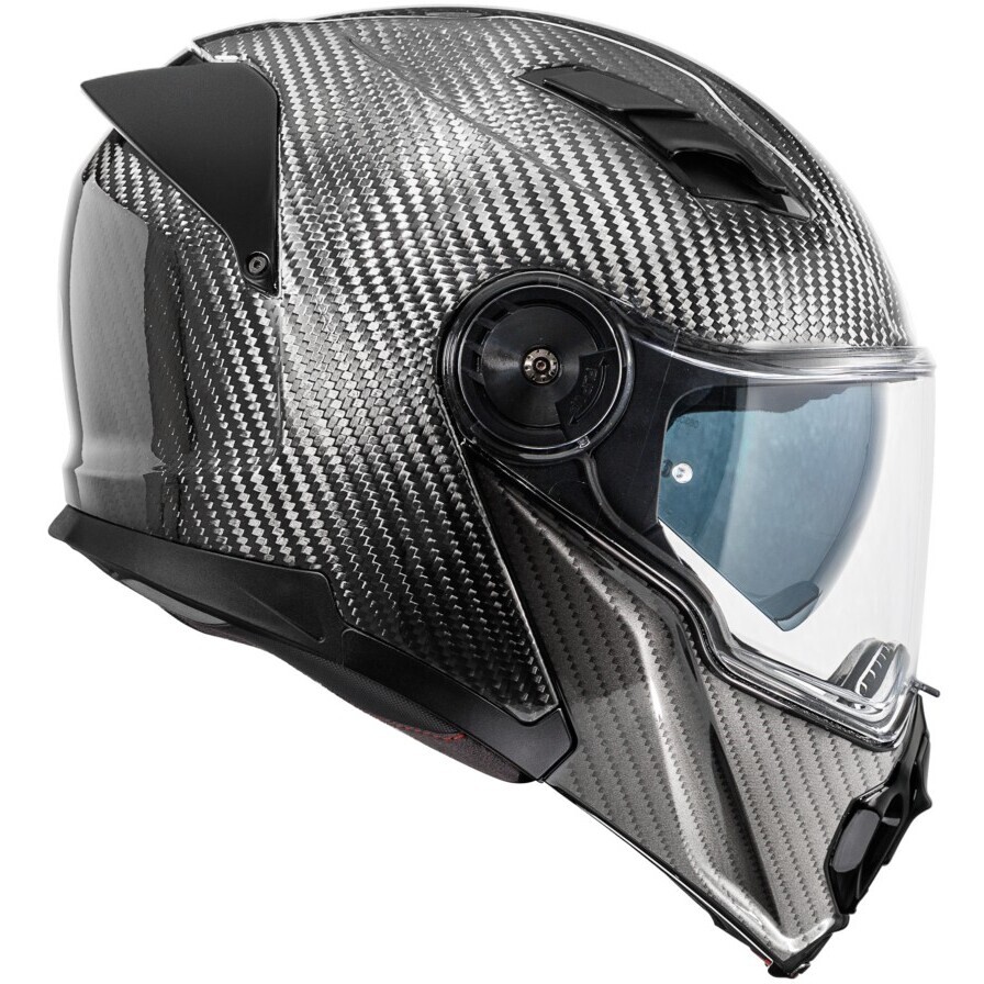 Casco Moto Modulare P/J Premier LAND CRUISER CARBON Lucido