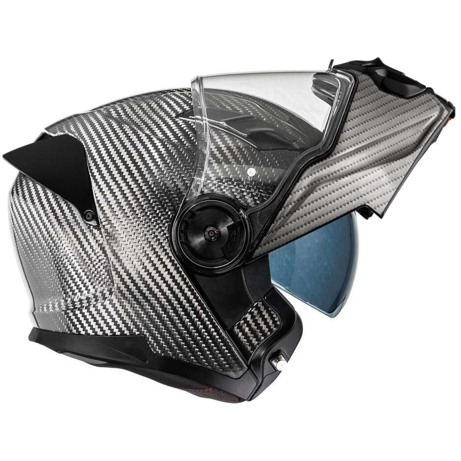 Casco Moto Modulare P/J Premier LAND CRUISER CARBON Lucido