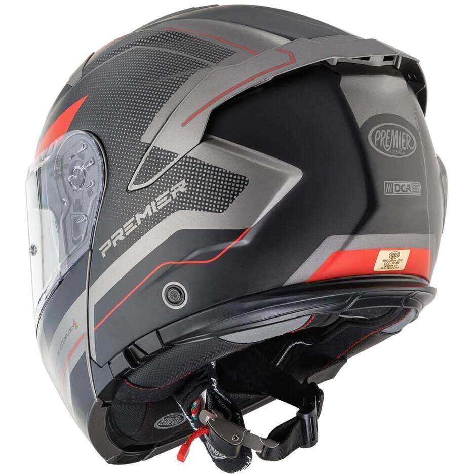 Casco Moto Modulare P/J Premier  LEGACY GT AS17BM