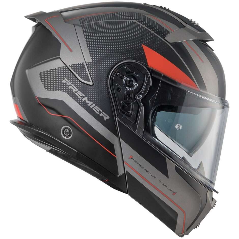 Casco Moto Modulare P/J Premier  LEGACY GT AS17BM