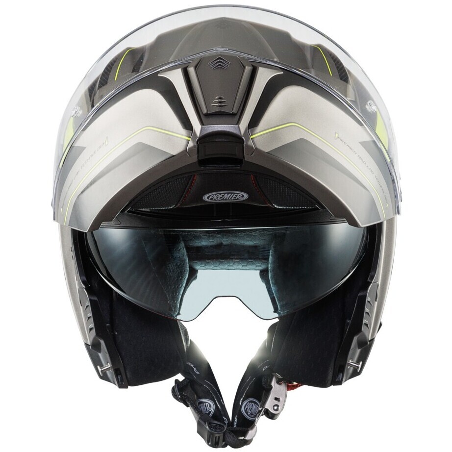 Casco Moto Modulare P/J Premier  LEGACY GT ASY17BM