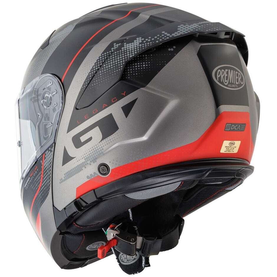 Casco Moto Modulare P/J Premier  LEGACY GT SE17BM