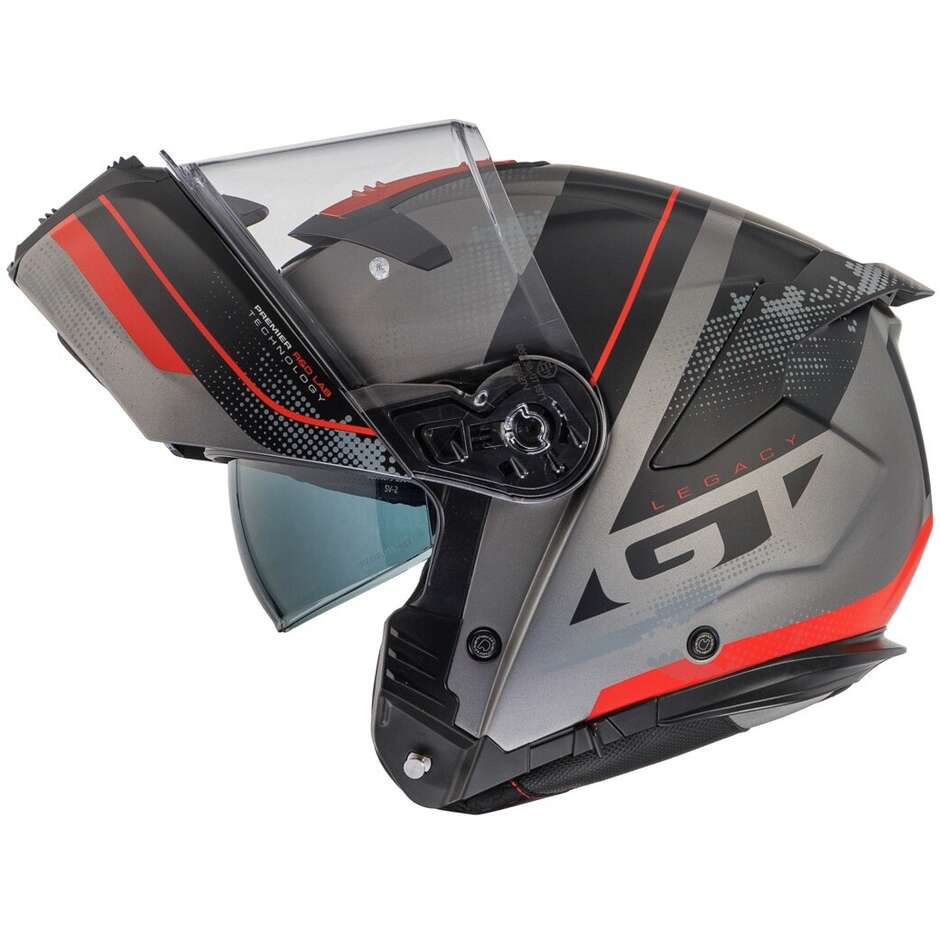 Casco Moto Modulare P/J Premier  LEGACY GT SE17BM