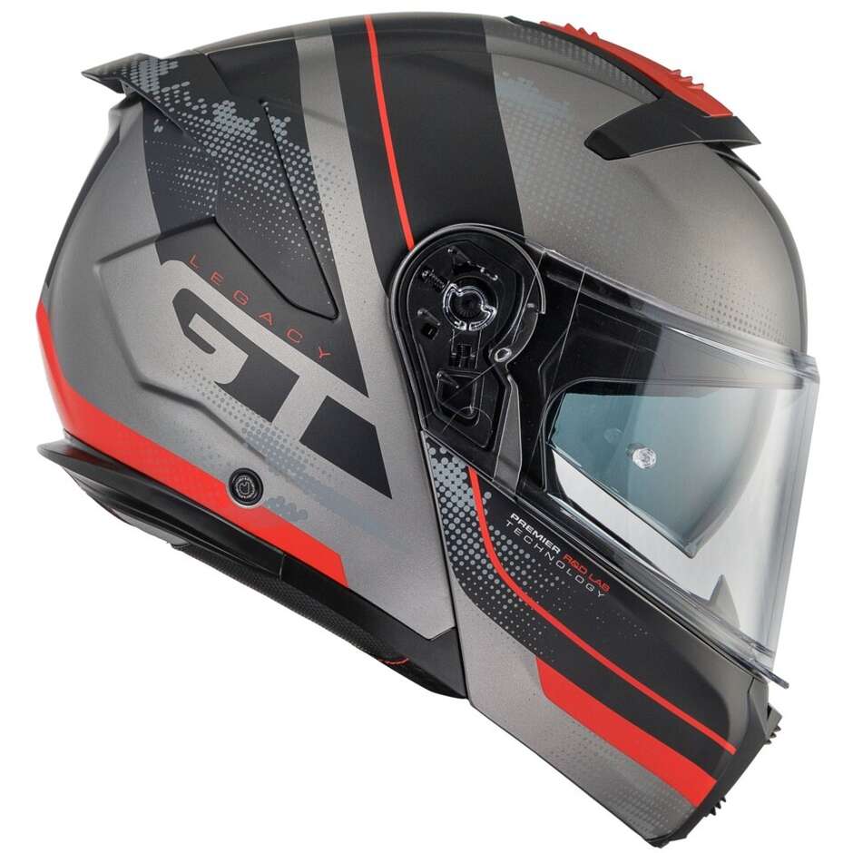 Casco Moto Modulare P/J Premier  LEGACY GT SE17BM
