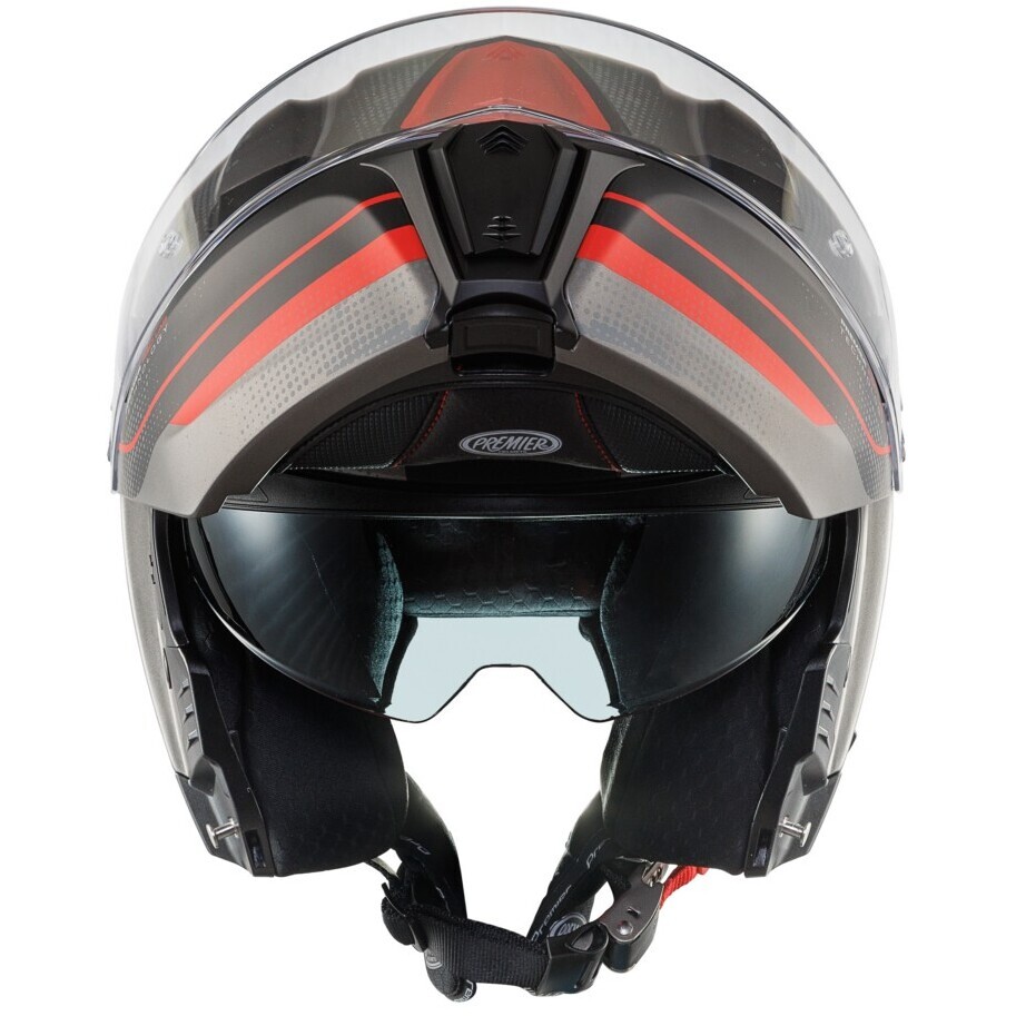 Casco Moto Modulare P/J Premier  LEGACY GT SE17BM