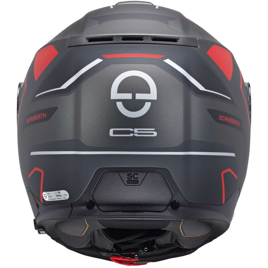 Casco Moto Modulare P/J Schuberth C5 OMEGA Antracite