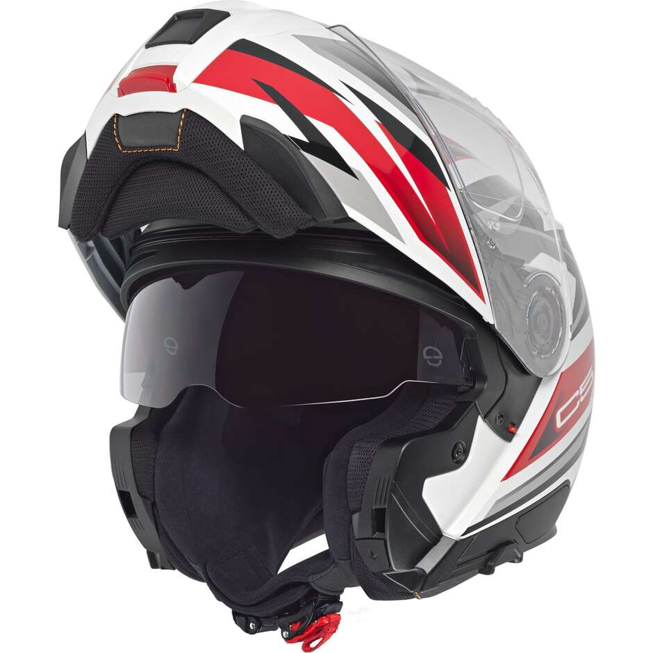 Casco Moto Modulare P/J Schuberth C5  ZENITH Rosso