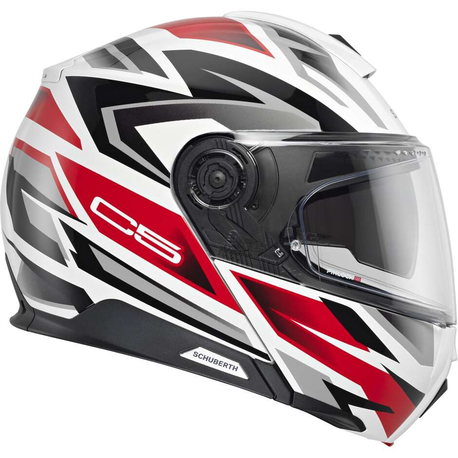 Casco Moto Modulare P/J Schuberth C5  ZENITH Rosso