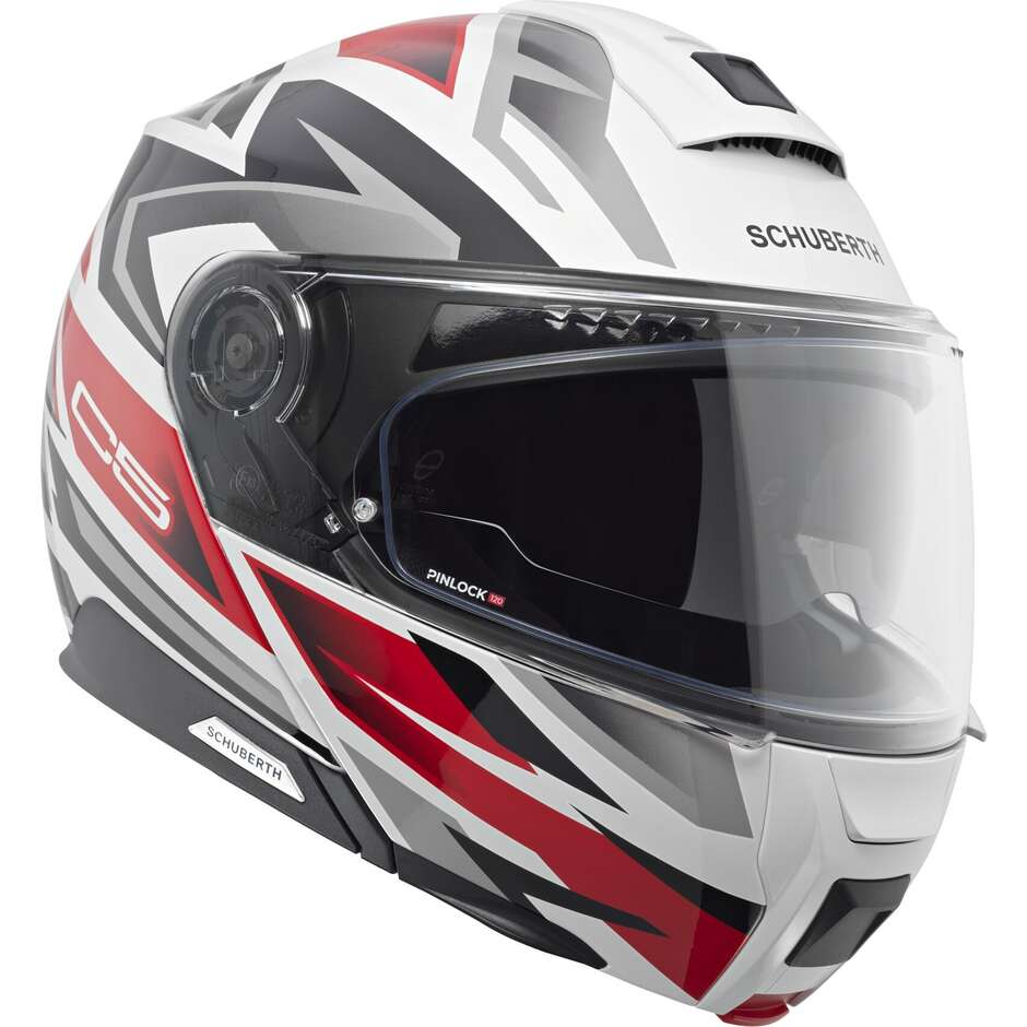 Casco Moto Modulare P/J Schuberth C5  ZENITH Rosso